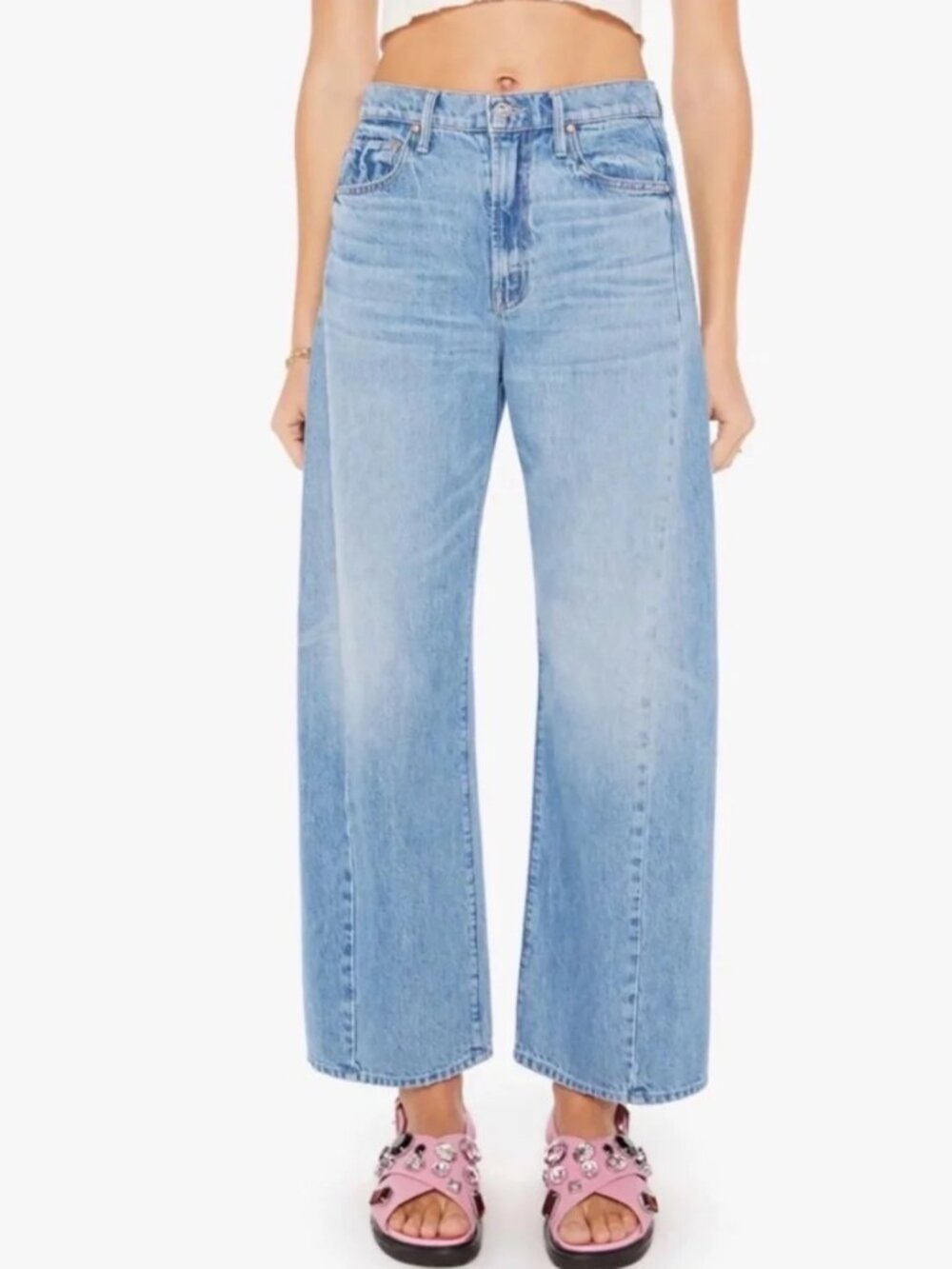 MOTHER Jeans Size 27 - Half-pipe barrel flood - Material Girl